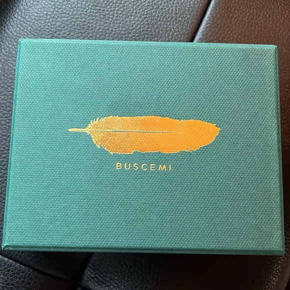 New $250 Buscemi Buscemi Mens Accessories Black Leather Wallet - Picture 10 of 13